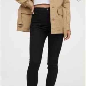 H&m super skinny high waist jeans